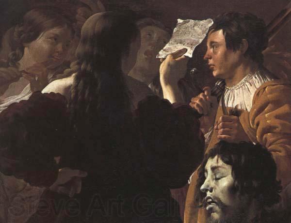 Hendrick the Brugghen David Praised by the Israelite Women Norge oil painting art